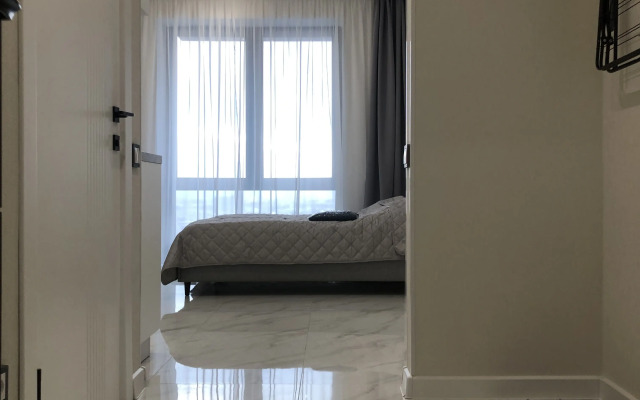 Апартаменты Новая студия с видом на город