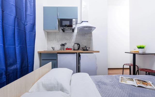 Studio apartments near Lesnaya metro station