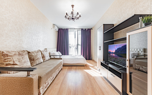 Апартаменты с Lounge зоной и видом на Красную ТЦ в доме паркинг комфорт Заселение 24/7