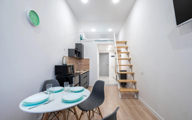 Апартаменты Двухуровневая Студия на Коломенской