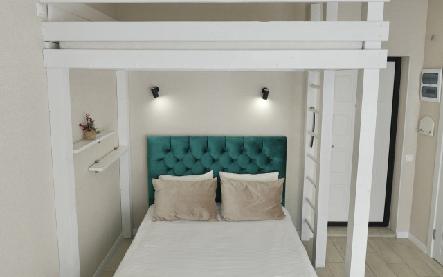 Studiya s panoramnymi oknami naprotiv otelya Mariott Flat