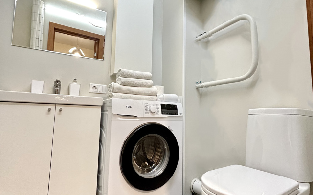 Апартаменты FSF В Географическом Центре с Дистанционным Заездом