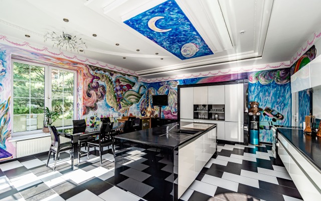 Shikarny Dom V Aprelevke S Basseynom I Saunoy Private house