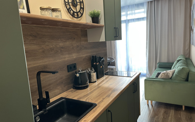 Апартаменты Уютные Современные с Балконом в ЖК Кислород (169)