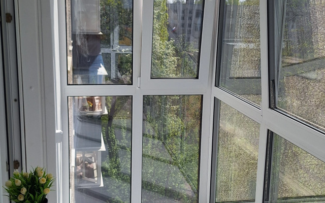 Uyutnaya v tsentre goroda s panoramnym balkonom Flat