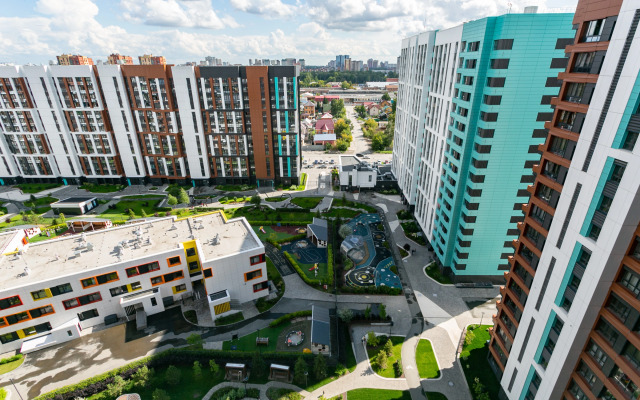 Квартира с фонтаном во дворе