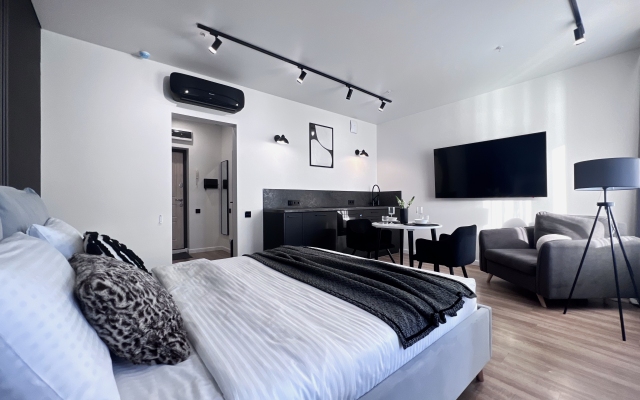 Vidovaya studiya s khammamom u reki Apartments