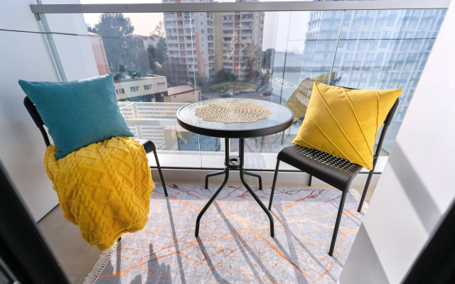 Квартира Студия с Балконом и Видом на Море