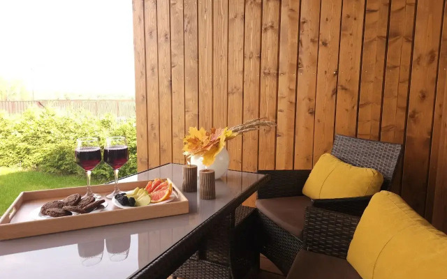 Частный дом для отдыха с гриль-мангалом, костровой и батутом