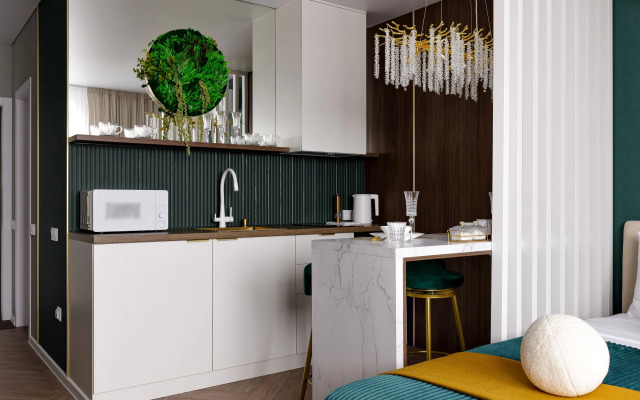 Квартира Дизайнерская студия у парка Галицкого и Ozon арены