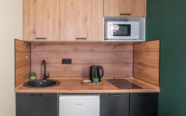 Апартаменты Stepanenkov с открытой террасой на Амундсена 7