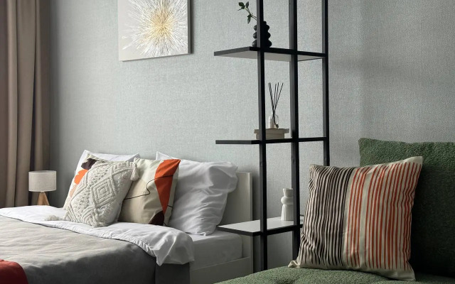 Квартира Стильная Cтудия с Видом на Золотой Мост