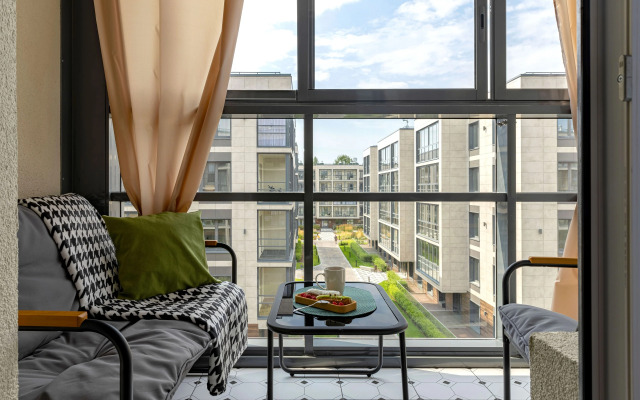 Апартаменты зеркальные в доме с бассейном в Сестрорецке