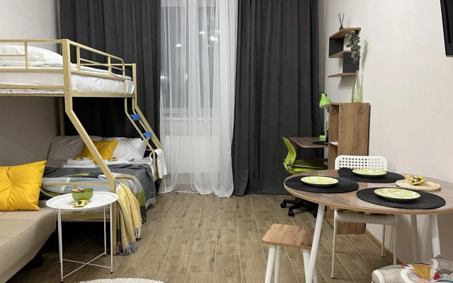 Апартаменты Семейная студия в тихом районе метро Звёздная-Купчино
