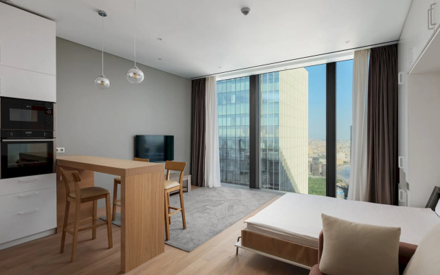 Апартаменты Москва Сити уютная студия 58 этаж