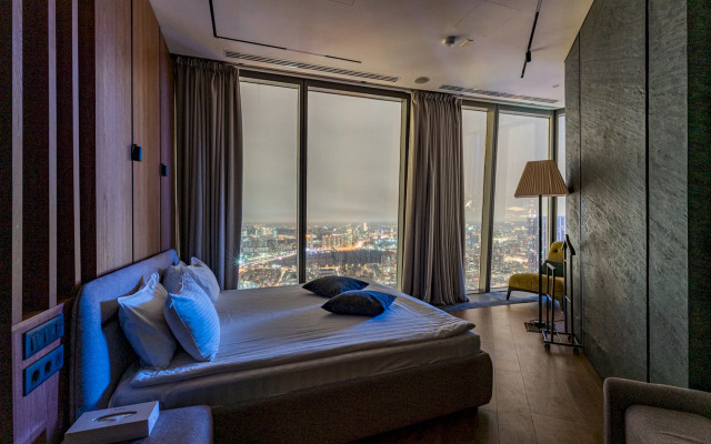 Апартаменты 77 этаж Москва Сити 2х комнатные