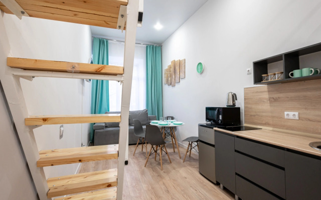 Апартаменты Двухуровневая Студия на Коломенской