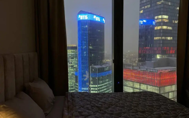 Апартаменты Sky City Moscow Роскошный апартамент с видом на башни на 61 этаже!