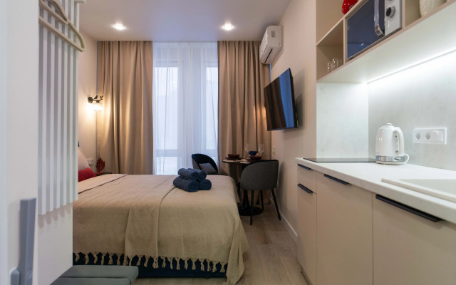 Апартаменты студия на Новоостаповской