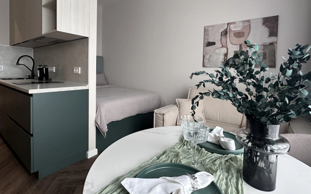 Квартира Стильная Студия в Павелецкая Сити