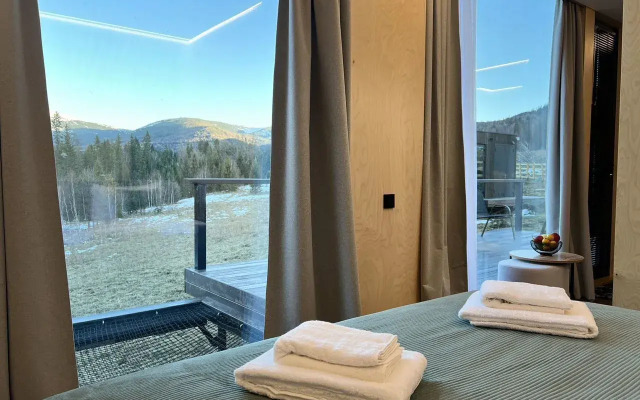 Zepkalny Dom #2 "sny Altaya" S Panopamnym Vidom Na Tajgu Private house