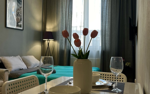 Апартаменты студия в 3х минутах пешком от м. Московская