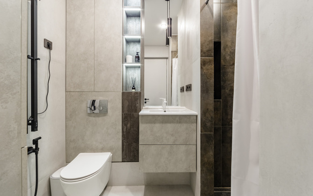 Cherno-bely minimalizm Apartments