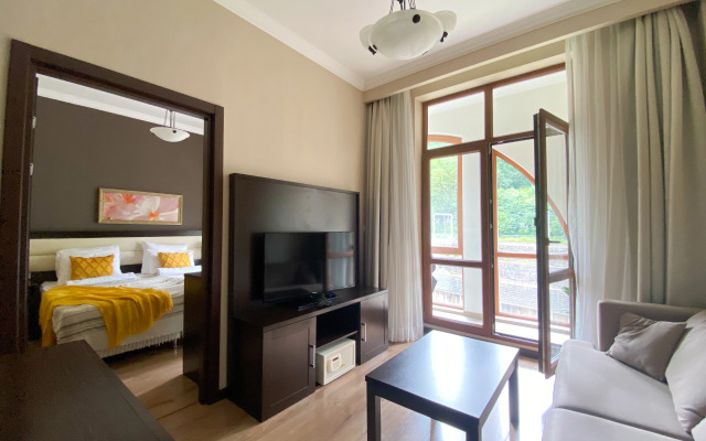 Однокомнатная квартира с Видом на Горы в 300м от Подъёмника