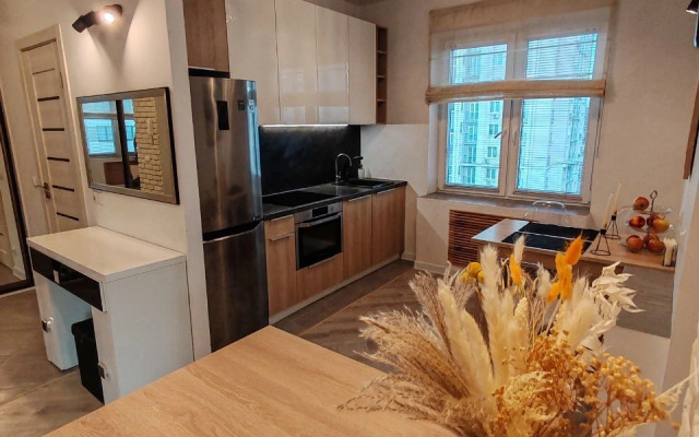 Stilnaya komfortnaya studiya dlya nezabyvaemogo otdykh Apartments