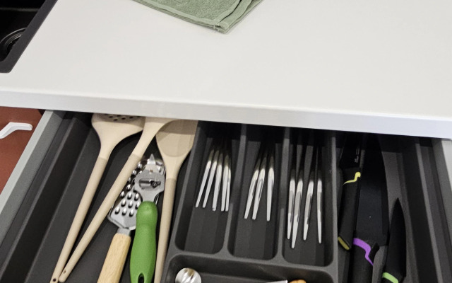 Sovremennaya studiya s vidom na les Flat