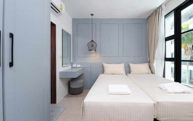 Апартаменты 2-комнатные Palmyrah 5 мин до пляжа Сурин PALM-C302