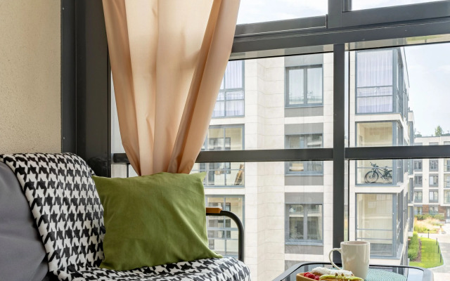 Апартаменты зеркальные в доме с бассейном в Сестрорецке