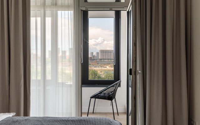 Flat Inn na Naberezhnoy v Zhk River Park na prospekte Likhachyova Apartments