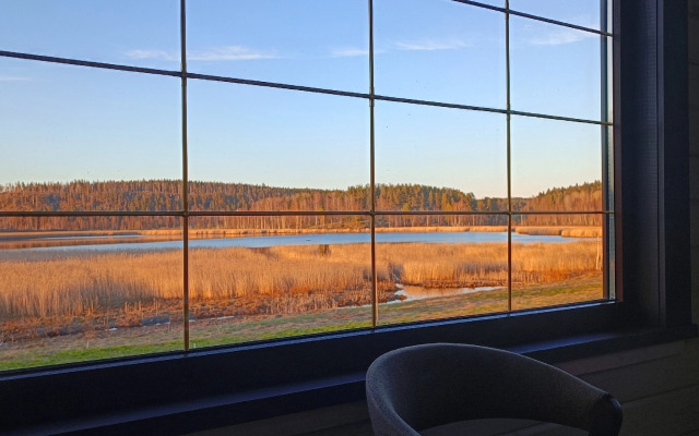 Частный дом 1 с Видом на Озеро Киркколампи и Собственной Сауной