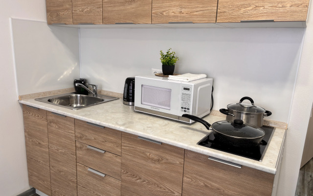 Квартира Комфортная Новая Студия с Мягкой Кроватью