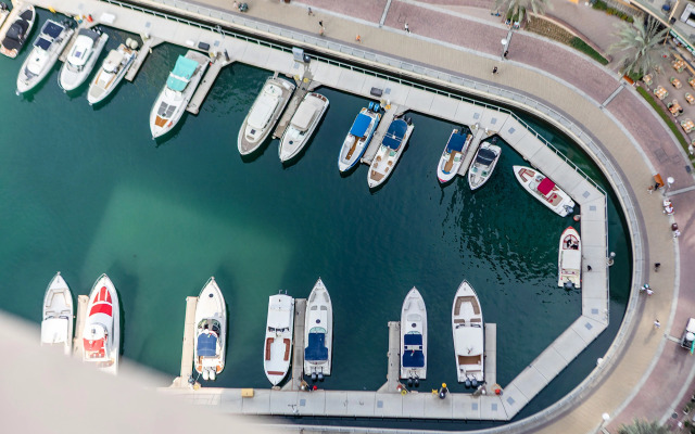 Апартаменты Marriott 1BR with Dubai Marina View