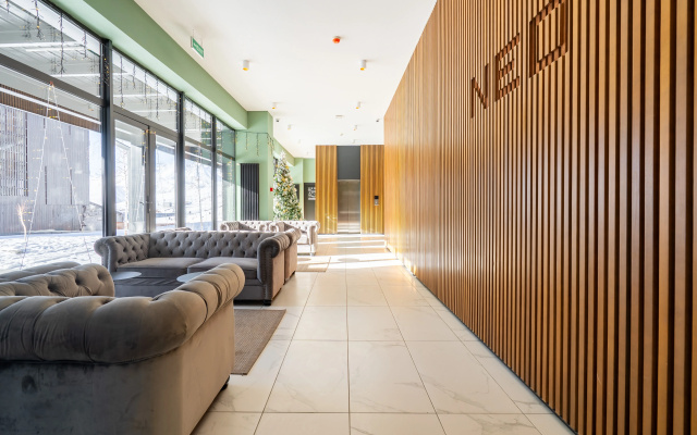 Apartamenty Prostornye apartamenty s 2 spal'nami i 2 vannymi v zdanii NEO ski-in/ski-out Novyj Gudauri