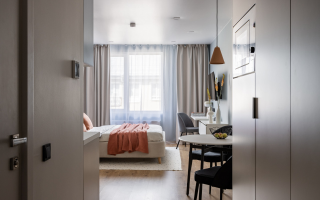 Апартаменты Терракотовая Студия у Метро Фрунзенская