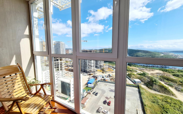 Квартира-студия с шикарным видом на море