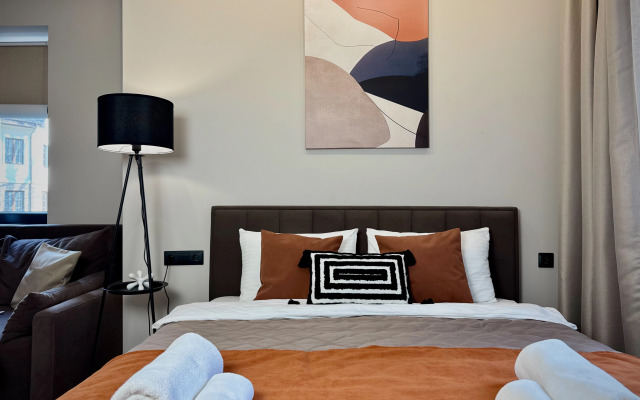 Апартаменты с видом на сосновый парк рядом с морем