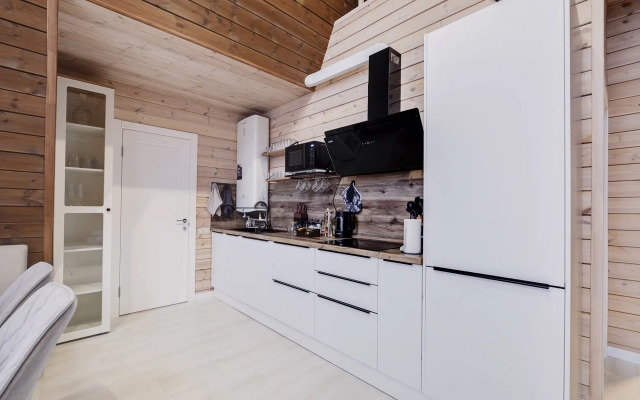 Частный дом С баней и террасой