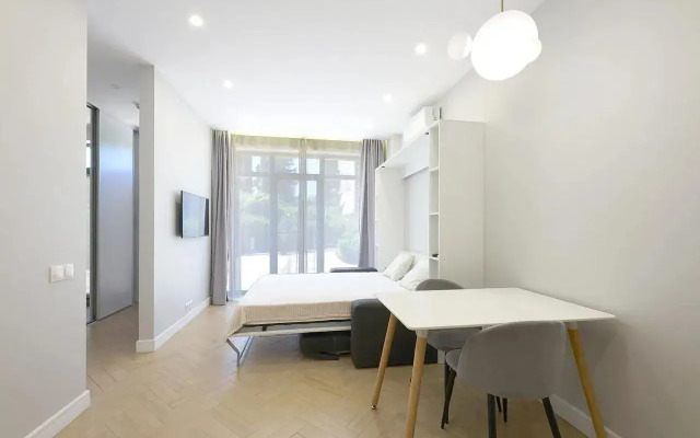 Квартира Студия в цeнтpе Сочи ЖК Краcная плoщaдь