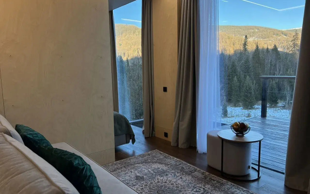 Zepkalny Dom #2 "sny Altaya" S Panopamnym Vidom Na Tajgu Private house