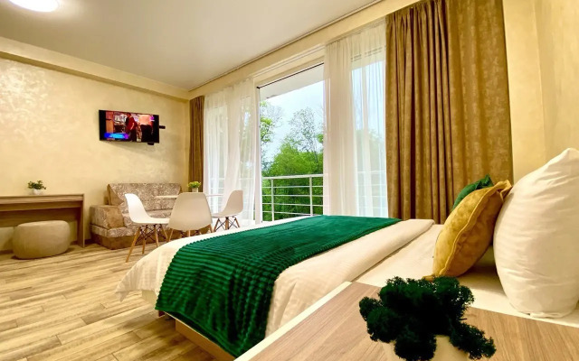 Апартаменты Студия Для Пары Или Семьи  С Подогреваемым Бассейном Зимой