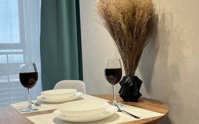 Апартаменты Светлая Уютная Квартира с Шикарным Видом