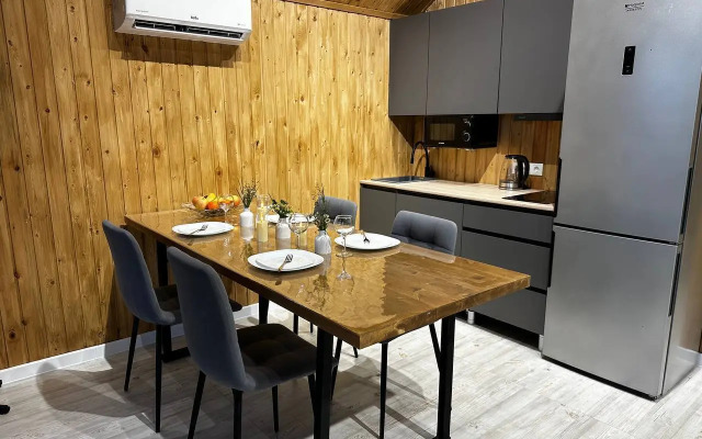 Частный дом Barn-House у леса с бассейном и банным чаном