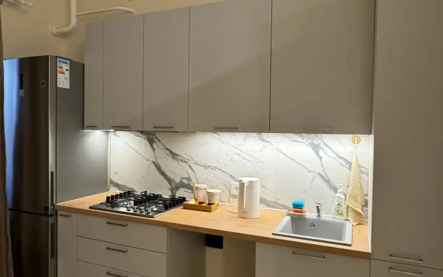 Квартира со свежим дизайнерским ремонтом и теплыми полами