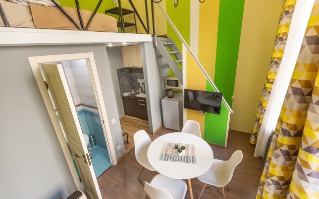 Апартаменты Nekrasoffapart Двухуровневые Green