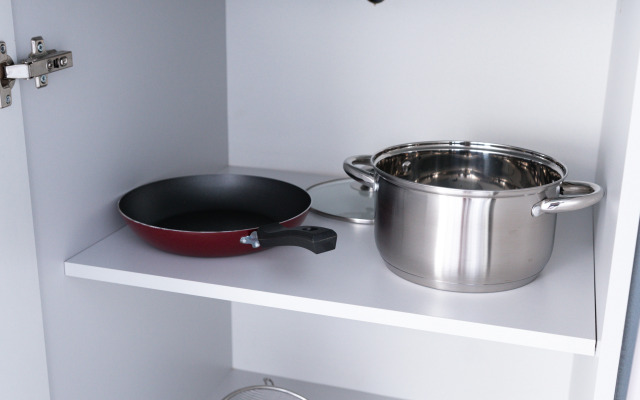 Апартаменты-студия 30 кв.м. с двуспальным диваном и панорамной зоной, 15 этаж