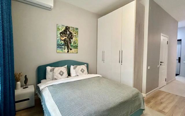 Апартаменты Вдохновляющая Студия Блюз Рядом с Арбатом